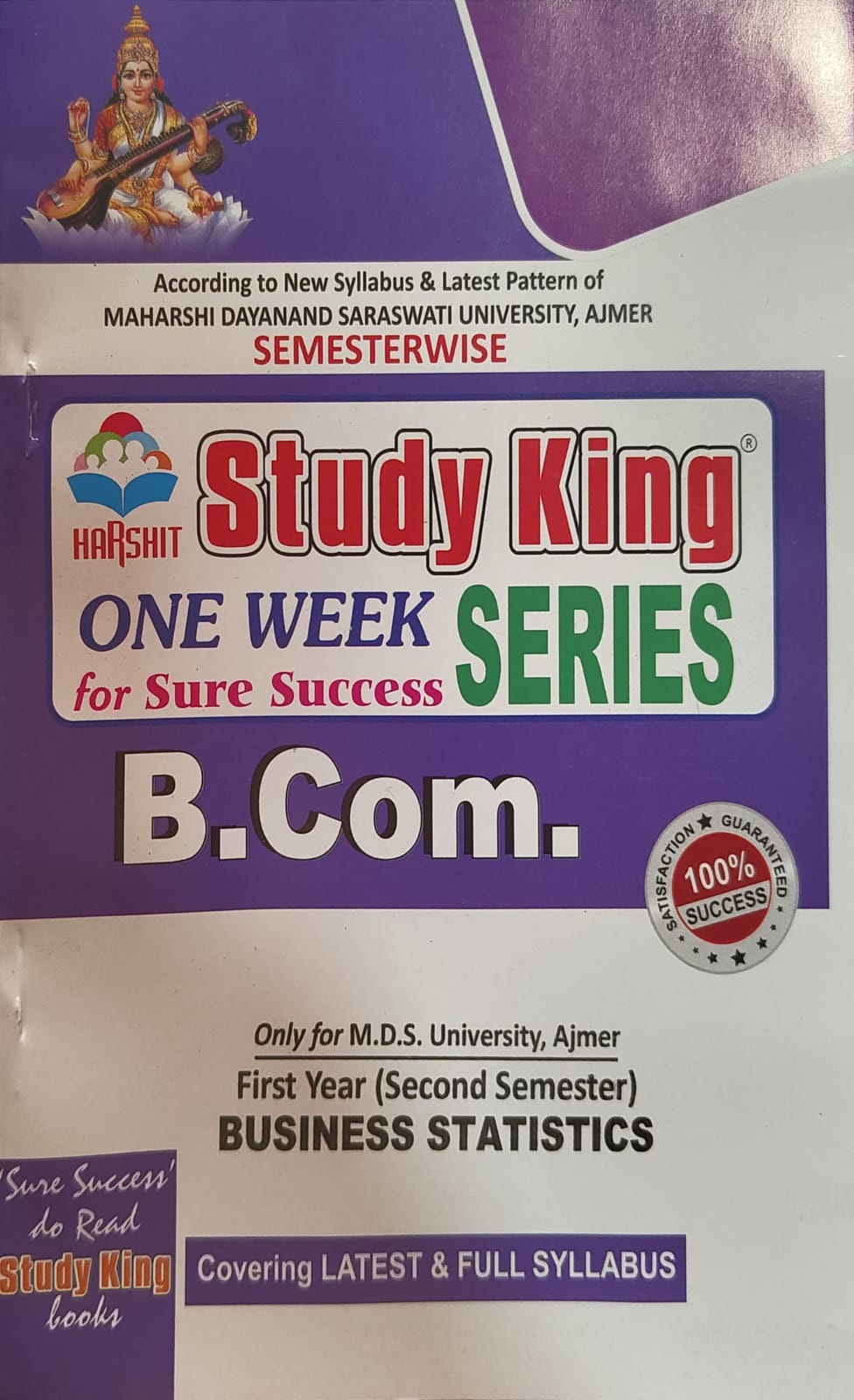 B.Com. Second Semester One Week Series 2024